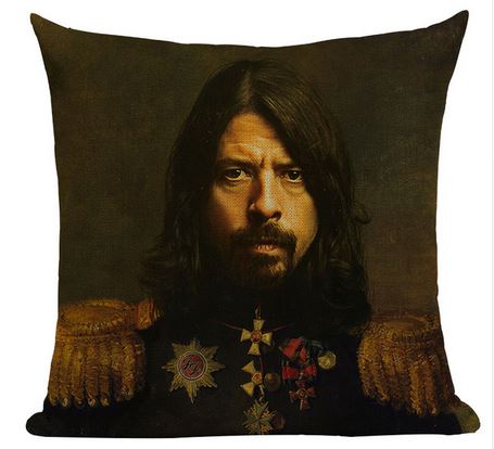 Dave Grohl As General Oil Painting Couch Cushion  Cover